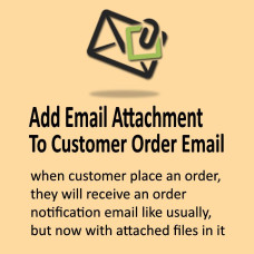 Add Attachment Files for Customer Order Email