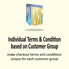 Checkout Terms & Conditions based on Customer Group