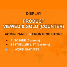 Display Product Viewed & Sold Counter